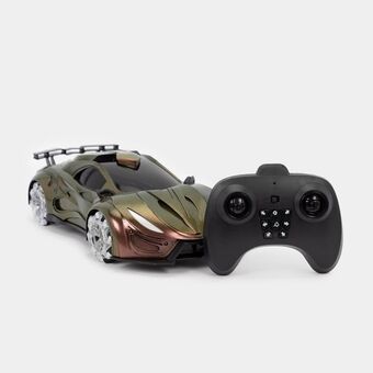 Panamericana Carro deportivo a control remoto con luz, vapor y sonido, morado oferta