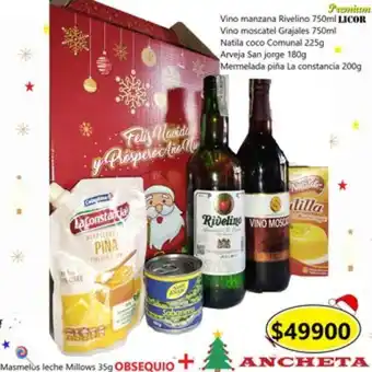 Linio Ancheta licor premium + obsequio oferta