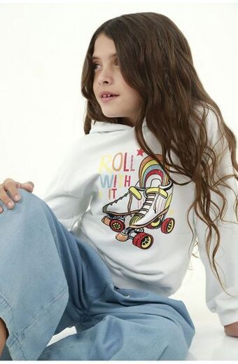 Tennis Buzo blanco para niña oferta