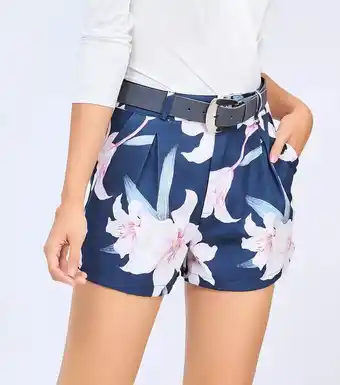 Derek Short mujer estampado pretina ancha derek oferta