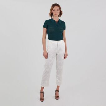 Fuera de Serie Pantalon tiro medio bota recta oferta