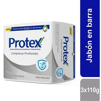 Carulla Jabon limp profunda x3 unds protex 330 gr oferta