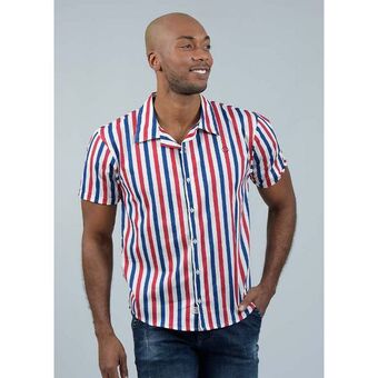 Roott + Co Camisa manga corta con lineas oferta
