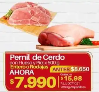 Pernil de Cerdo 500g