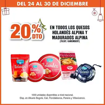 Alkosto En Todos Los Quesos Holandes Alpina Y Madurados Alpina oferta