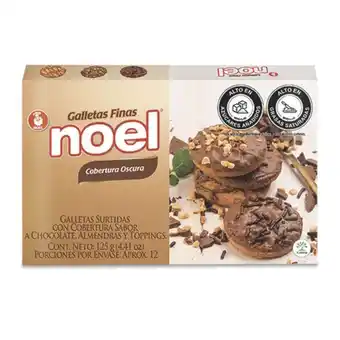Makro Galleta noel chocolate oscuro plegadiza 125g oferta