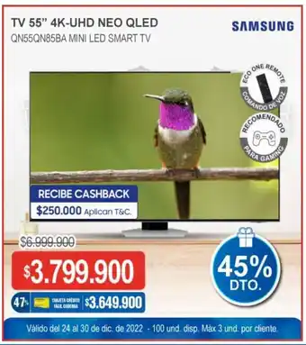 Ktronix Samsung 55" 4K-UHD NEO QLED oferta
