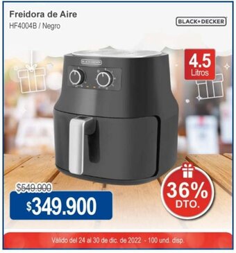 Ktronix Black + Decker Freidora de Aire oferta