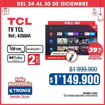 Ktronix TCL TV TCL oferta