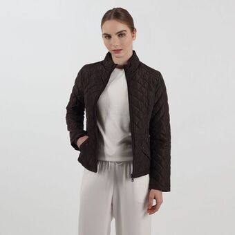 Fuera de Serie Chaqueta acolchada cuello alto oferta