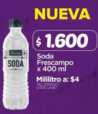 Surtimax Soda Frescampo 400ml oferta
