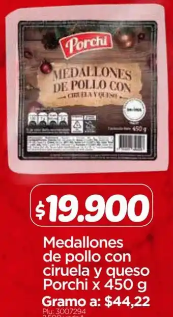 Surtimax Medallones de Pollo con Ciruela y Queso Porchi 450g oferta