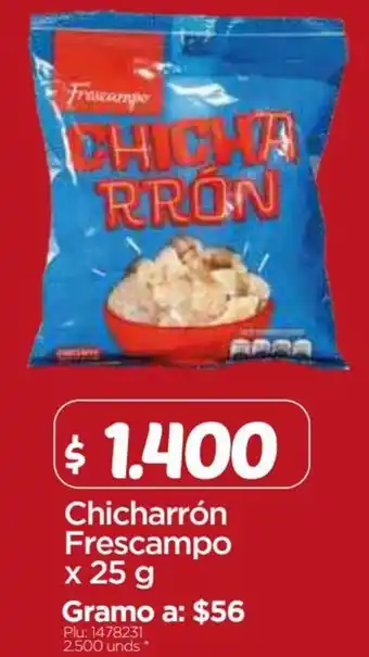 Surtimax Chicharrón Frescampo 25g oferta