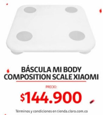 Claro Báscula mi Body Composition Scale Xiaomi oferta