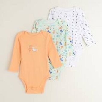 Falabella Pack de 3 bodies de algodón para bebe niño yamp oferta