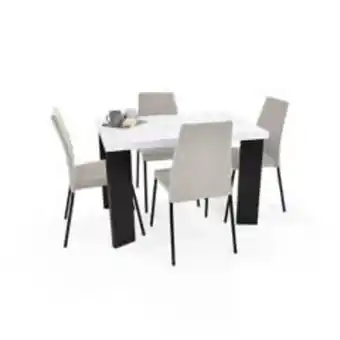 Falabella Juego de comedor bakú oikos 4 puestos oferta