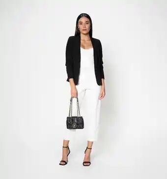 Studio F Blazer con solapa sin botones oferta