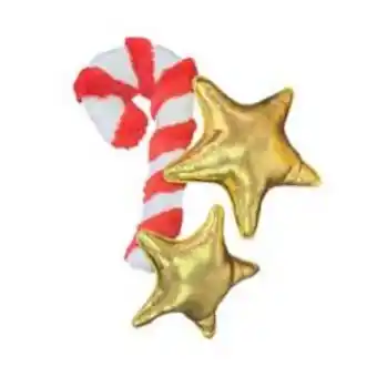 Falabella Cojines navideños kit x3 estrellas y bastón 40 x 8 oferta