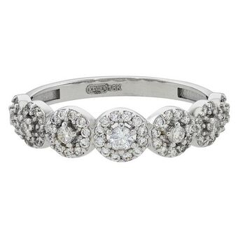 Kevin's Joyeros Anillo en oro blanco de 18 kilates oferta