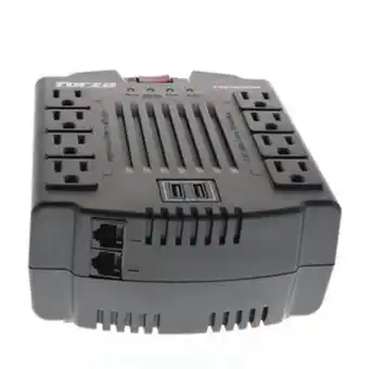 Ktronix Regulador de voltaje forza 1200va 8 tomas 2 puertos usb fvr-1211 oferta
