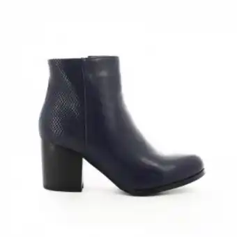 Botines para mujer, marca via spring, color azul.
