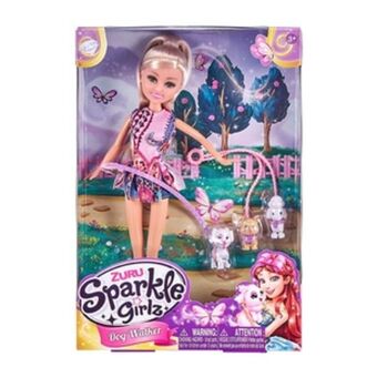 Alkosto Muñeca paseadora de perros sparkle girlz oferta