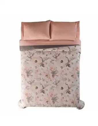 Flamingo Colcha quilt sencillo magnolia 175 x 235 + 1 funda de almohada (77 x 46) oferta