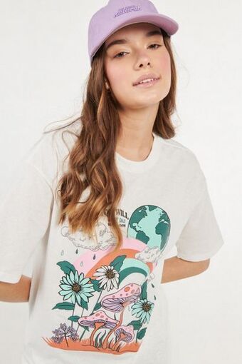 Koaj Camiseta manga corta oversize estampada. oferta