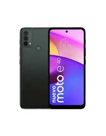 Flamingo Celular motorola e40 negro 64gb 4ram 48mp oferta