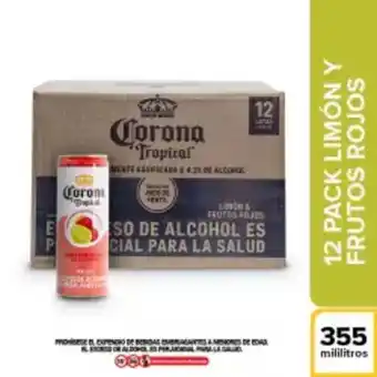 Home Sentry Corona tropical frutos rojos x 4260 ml pack x12 lata oferta
