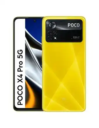 Flamingo Celular xiaomi poco x4 pro 5g amarillo 256gb 8ram 108mp + forro oferta