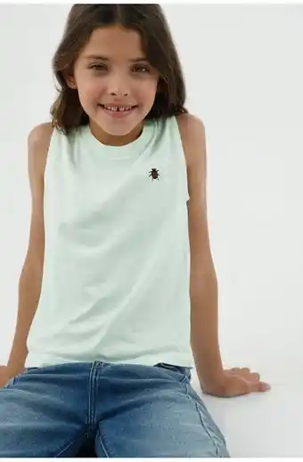 Tennis Blusa manga sisa verde para niña oferta