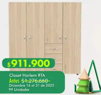 Mercaldas Closet Harlem RTA oferta