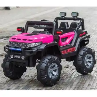 Linio Carro eléctrico campero cherokee 12 voltio 5 motores- rosa oferta