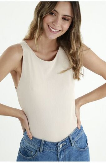 Tennis Camiseta tipo body café para mujer oferta