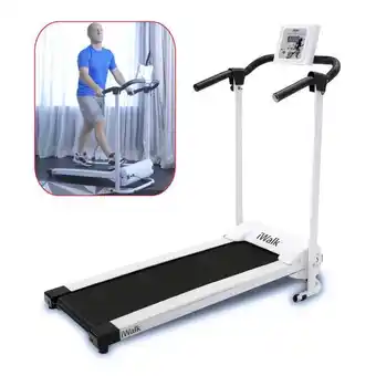 Olímpica Caminadora eléctrica plegable iwalk blanca 110v oferta