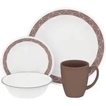 Linio Vajilla corelle classic x 16 piezas sand sketch oferta