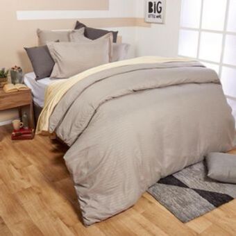 Brissa Forro para plumón embosado en tela satin 1 cm taupe oferta