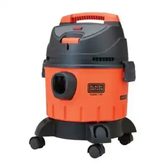 Aspiradora para polvo y líquido de 10 litros 1200w black+decker bdwd10-b3