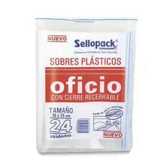 Makro Sobre plastico sellopack oficio 24u oferta