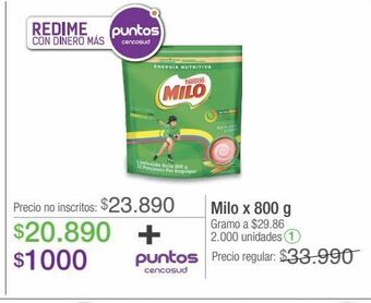Jumbo Milo x 800 g oferta