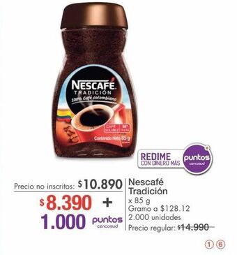 Nescafé tradición x 85 g