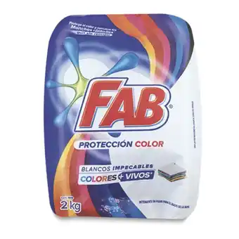 Makro Detergente en polvo fab proteccion color 2kg oferta