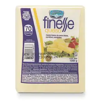 Makro Queso finesse bloque 1000g oferta