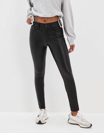 American Eagle Jegging ae de cuero vegano elástico de tiro alto oferta