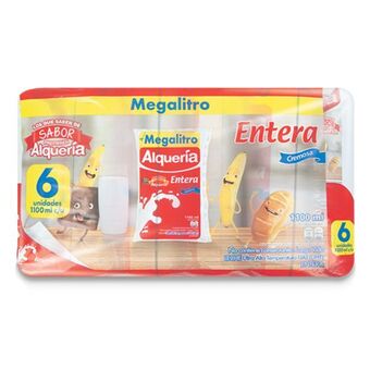 Makro Leche entera alqueria bolsa 1100mlx6u oferta