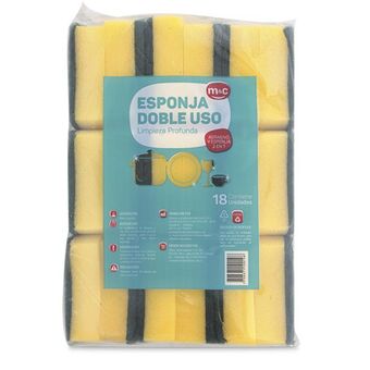 Makro Esponja doble m&c 18u oferta