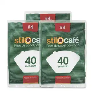 Filtro cafetera stilocafe no4 40ux3pq
