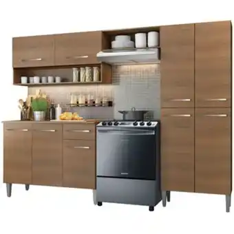 Linio Cocina integral madesa emilly sin mesón de acero 229 cm oferta
