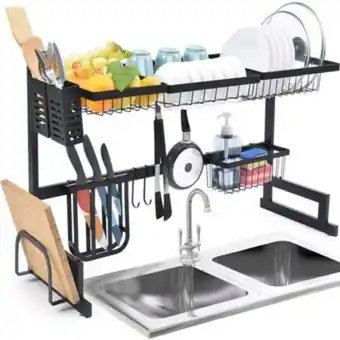 Linio Escurridor de platos/ platero ahorrador de espacio acero inoxidable oferta